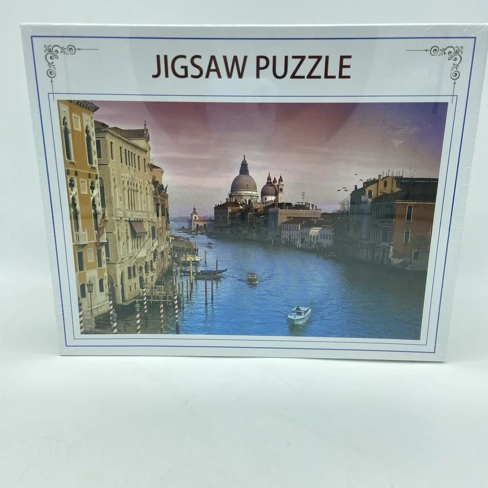 1000 Piece‎ MammyGoL Jigsaw Puzzle Venice Canal Santa Maria Church - NEW SEALED
